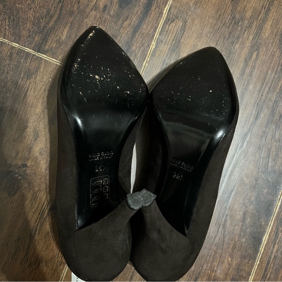 Roberto Festa Milano Italian Dark Brown Suede Pointed Pump Heels Size 36.5/6 - Picture 9 of 10